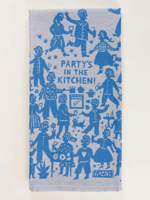 PARTY'S IN THE KITCHEN DISH TOWEL