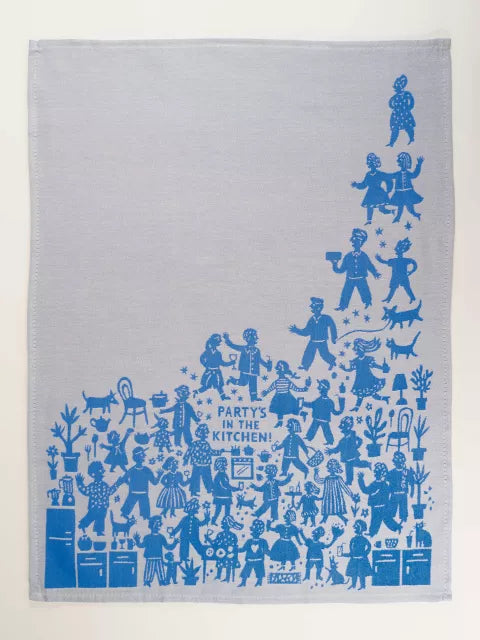 PARTY'S IN THE KITCHEN DISH TOWEL