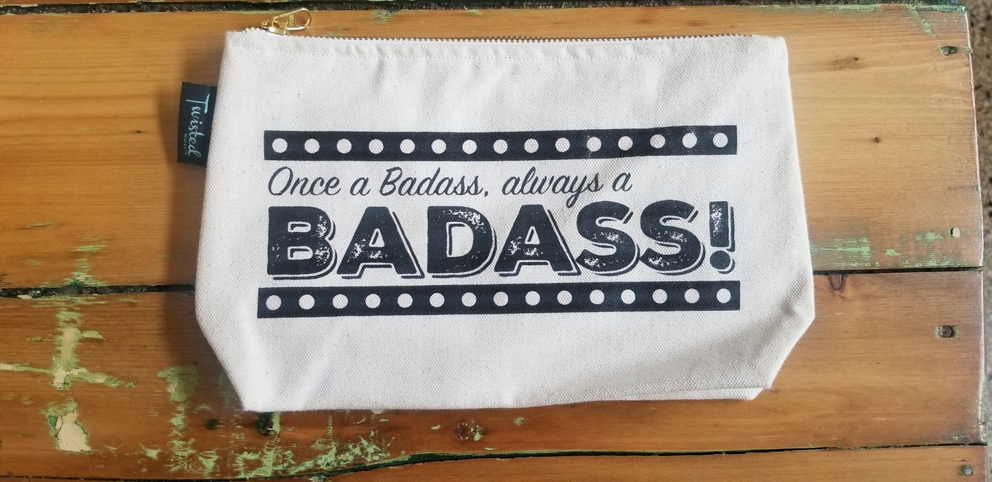 Assortment of funny cosmetic bags