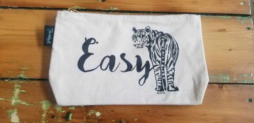 Assortment of funny cosmetic bags