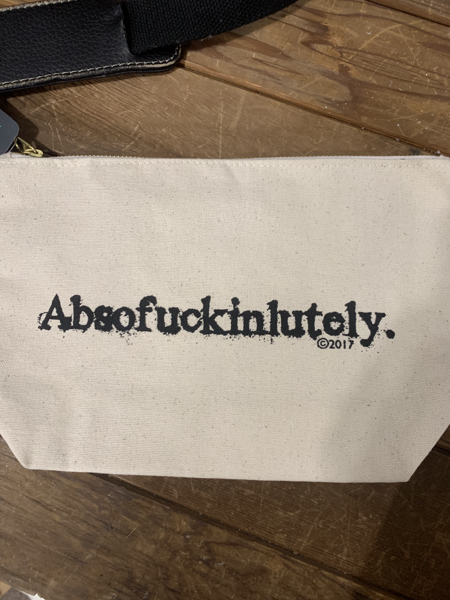 Assortment of funny cosmetic bags