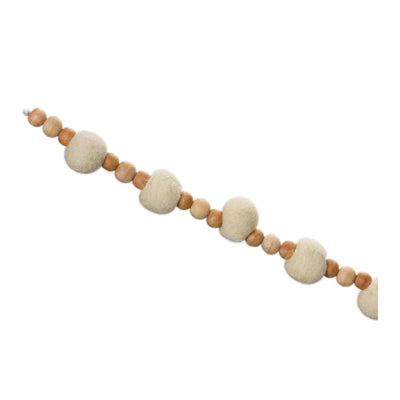 Wood Bead Garland