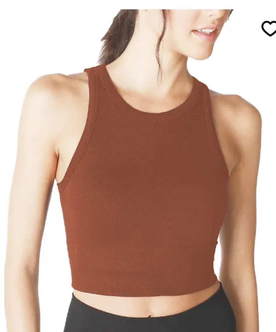 Chevron Crop Top