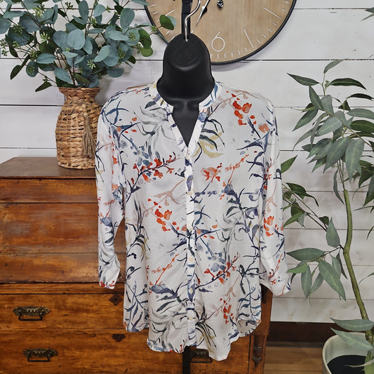 Botanical Print Blouse