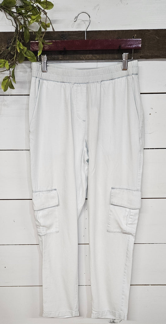 RENUAR WOVEN PANT BLEACHED