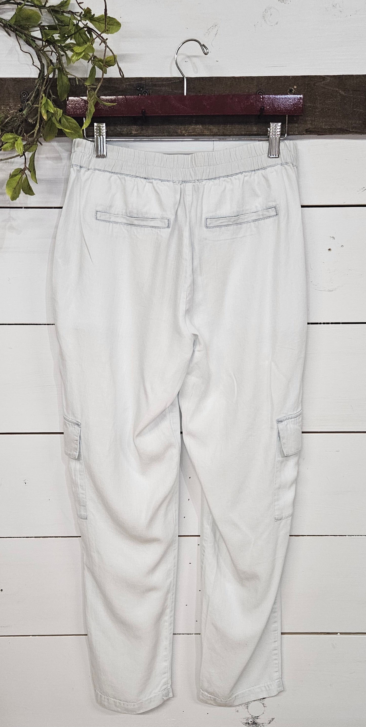 RENUAR WOVEN PANT BLEACHED