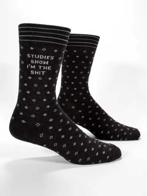 STUDIES SHOW I'M THE SHIT MEN'S SOCKS