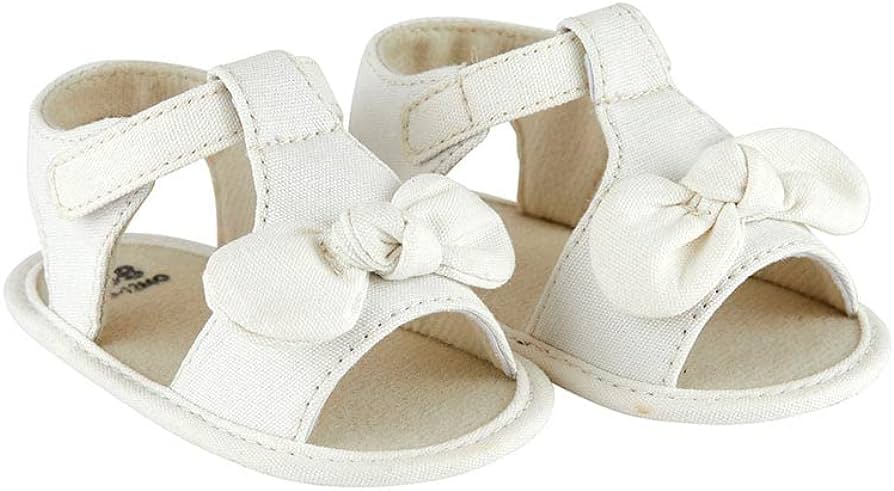 White Bow Sandal