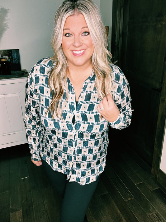 Rachel Button Down Top