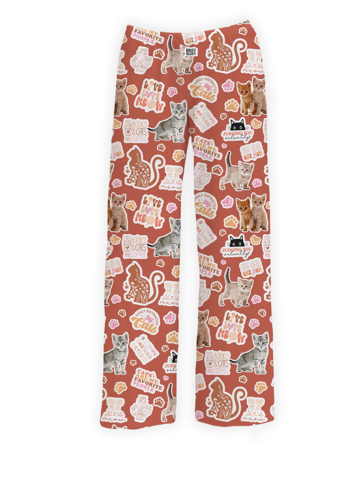 Kitten Stickers Lounge Pants