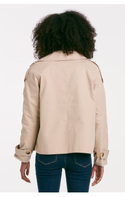 Vega Cropped Trench Coat