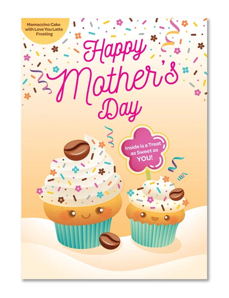 Mother's Day Cake Card - Mamaccino