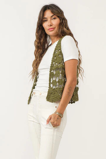 Aurelia Crochet Vest