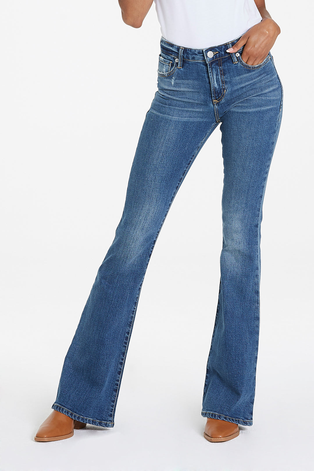 Rosa High Rise Flare Jeans