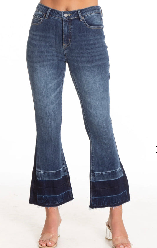 Cropped Flare Jeans