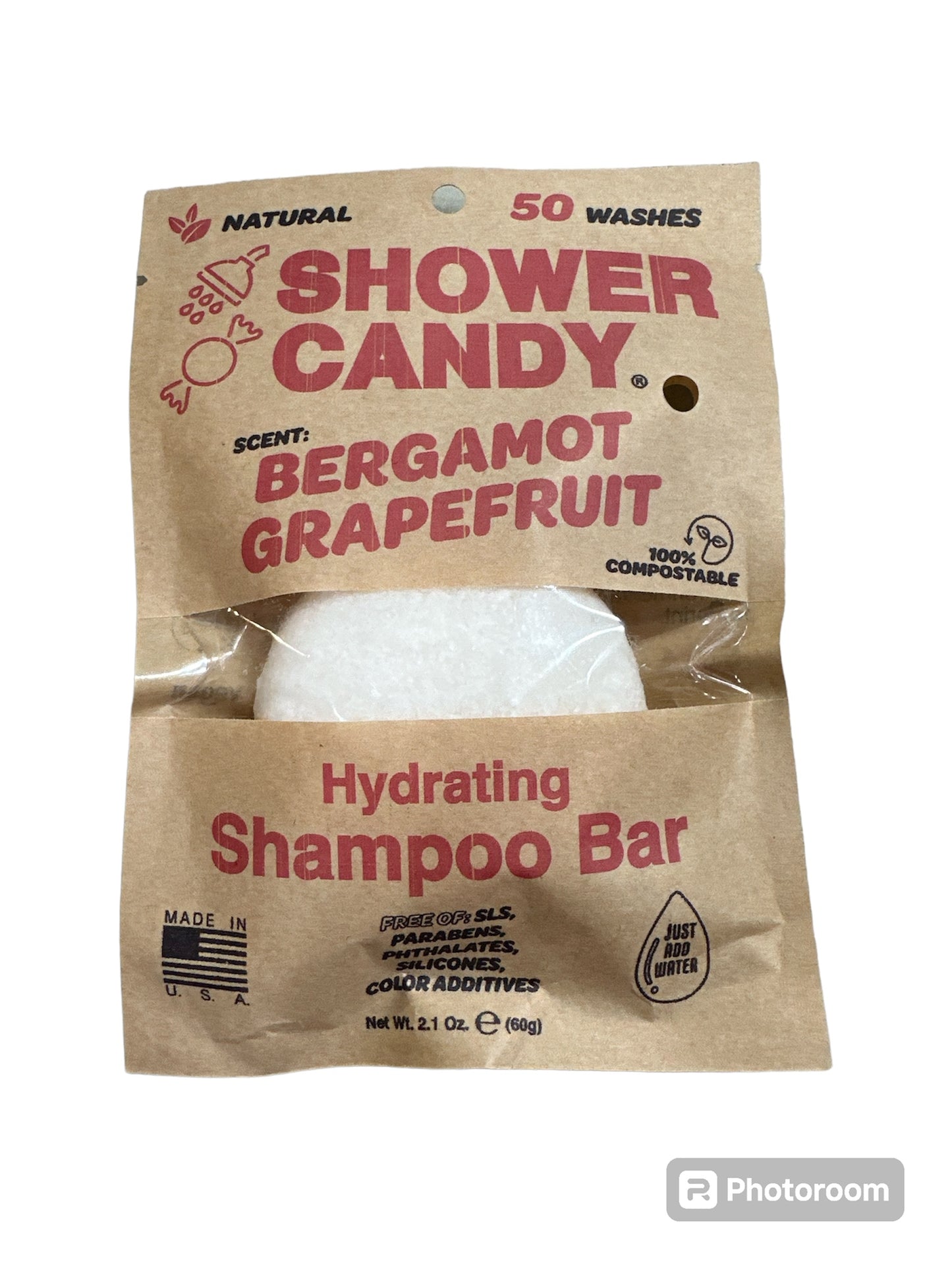 Hydrating Shampoo Bar - Bergamot Grapefruit