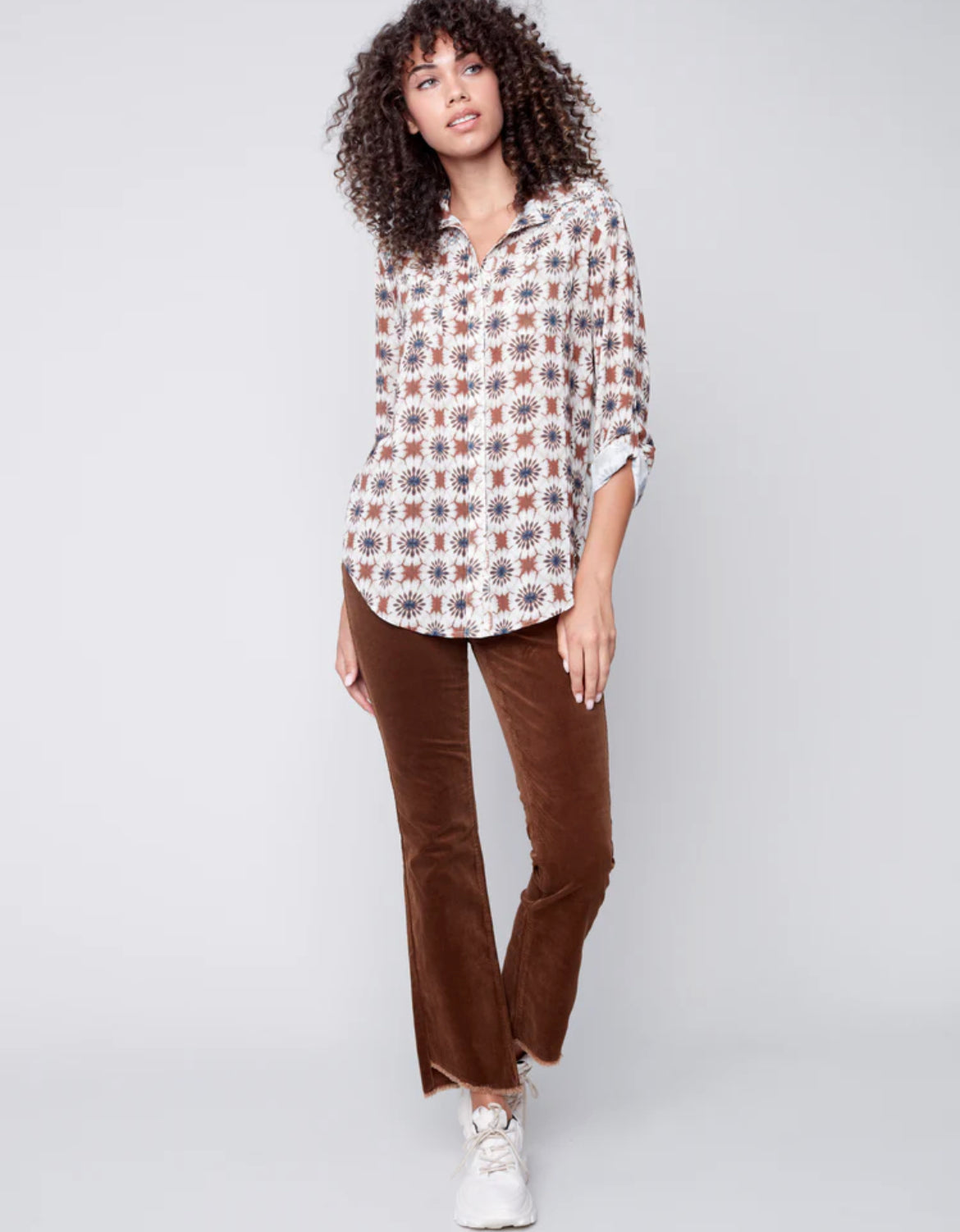 Corduroy Asymmetrical Pant