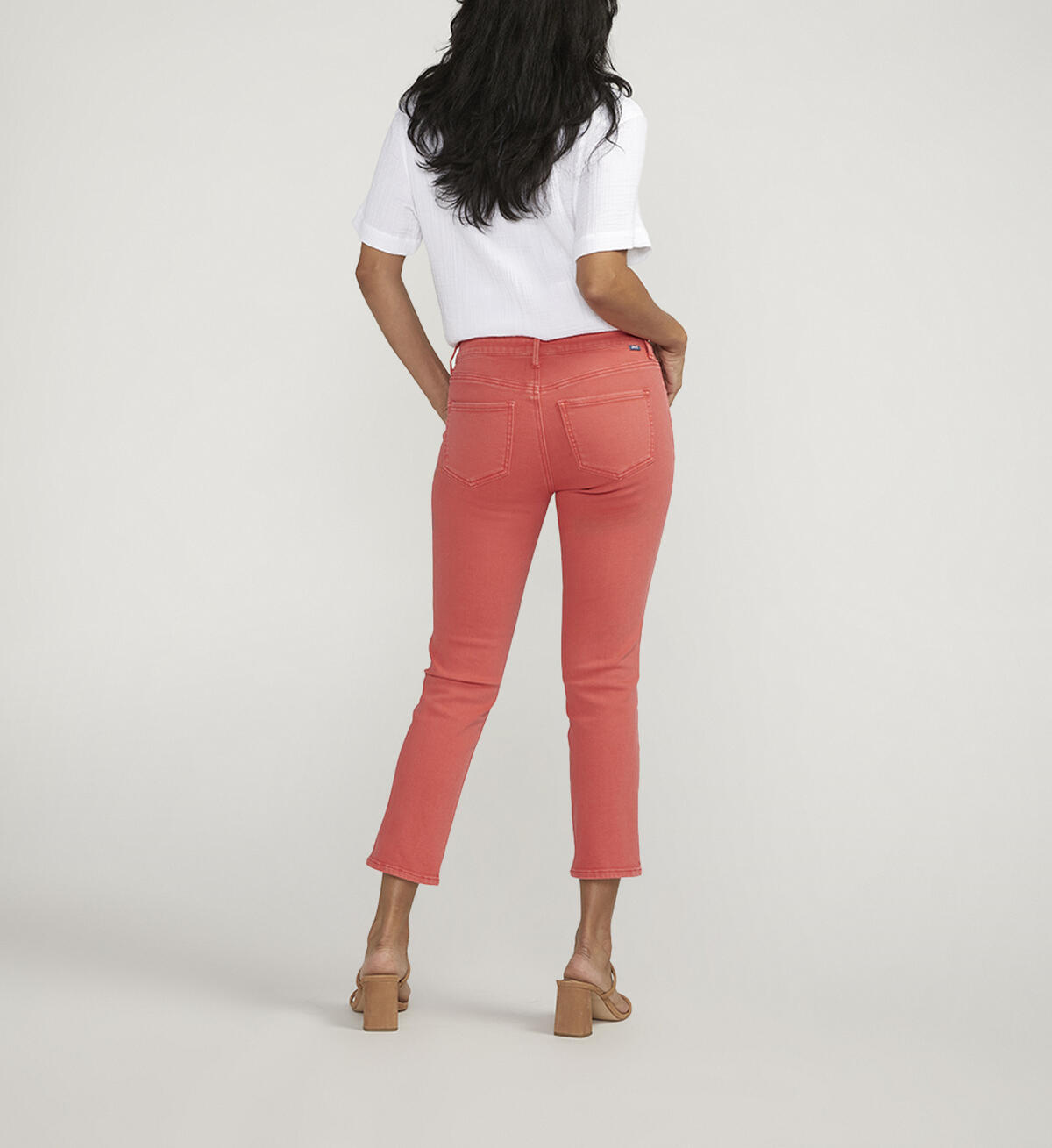 Cassie Mid Rise Cropped Jeans