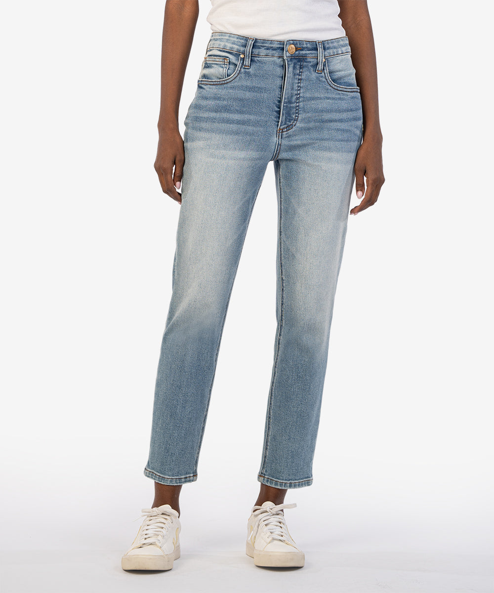 Rachael High Rise Fab Ab Mom Jean