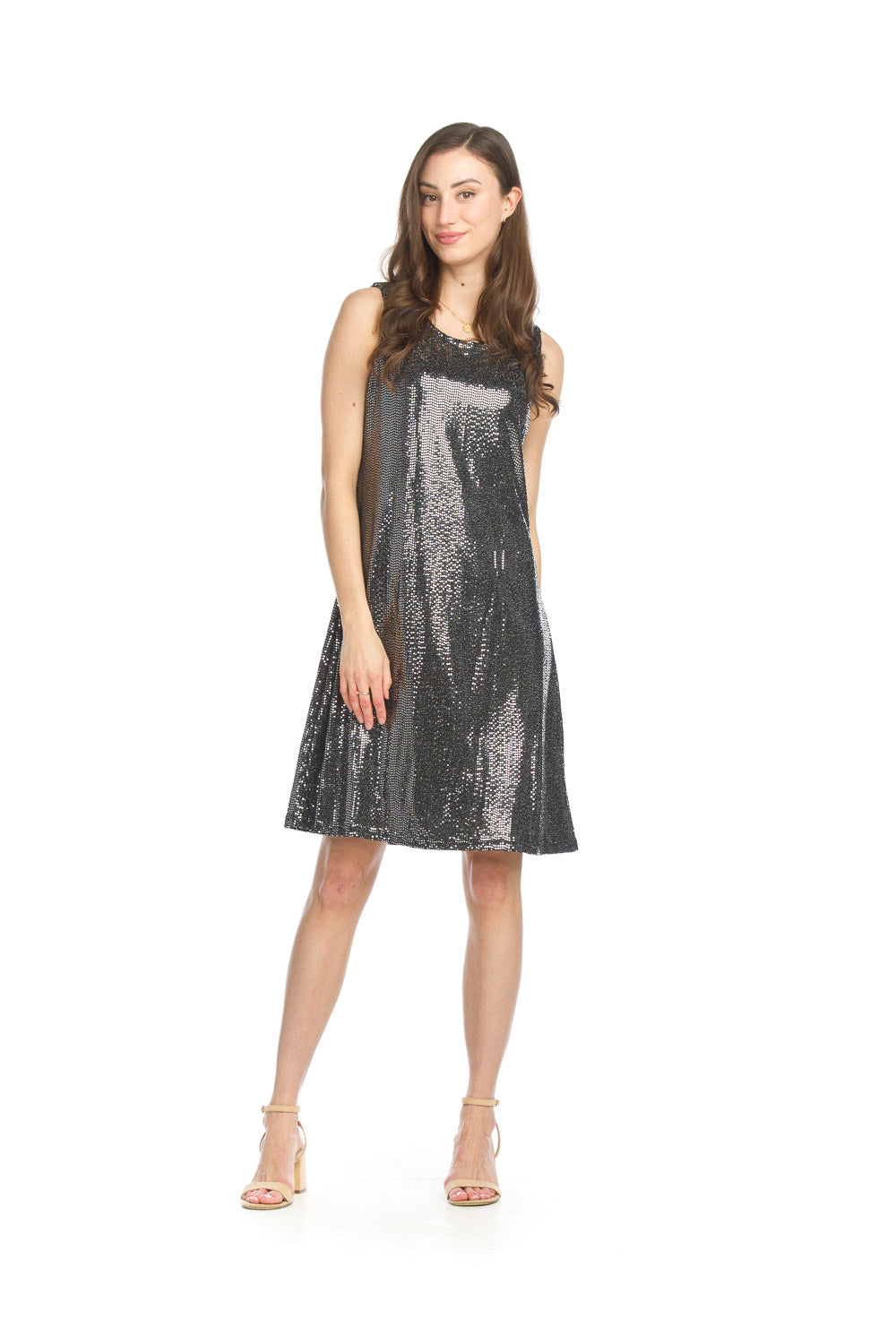 Sequin Dress in Silver