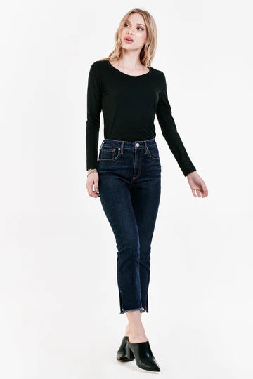 Stella Super High Rise Cropped Slim Straight Jeans