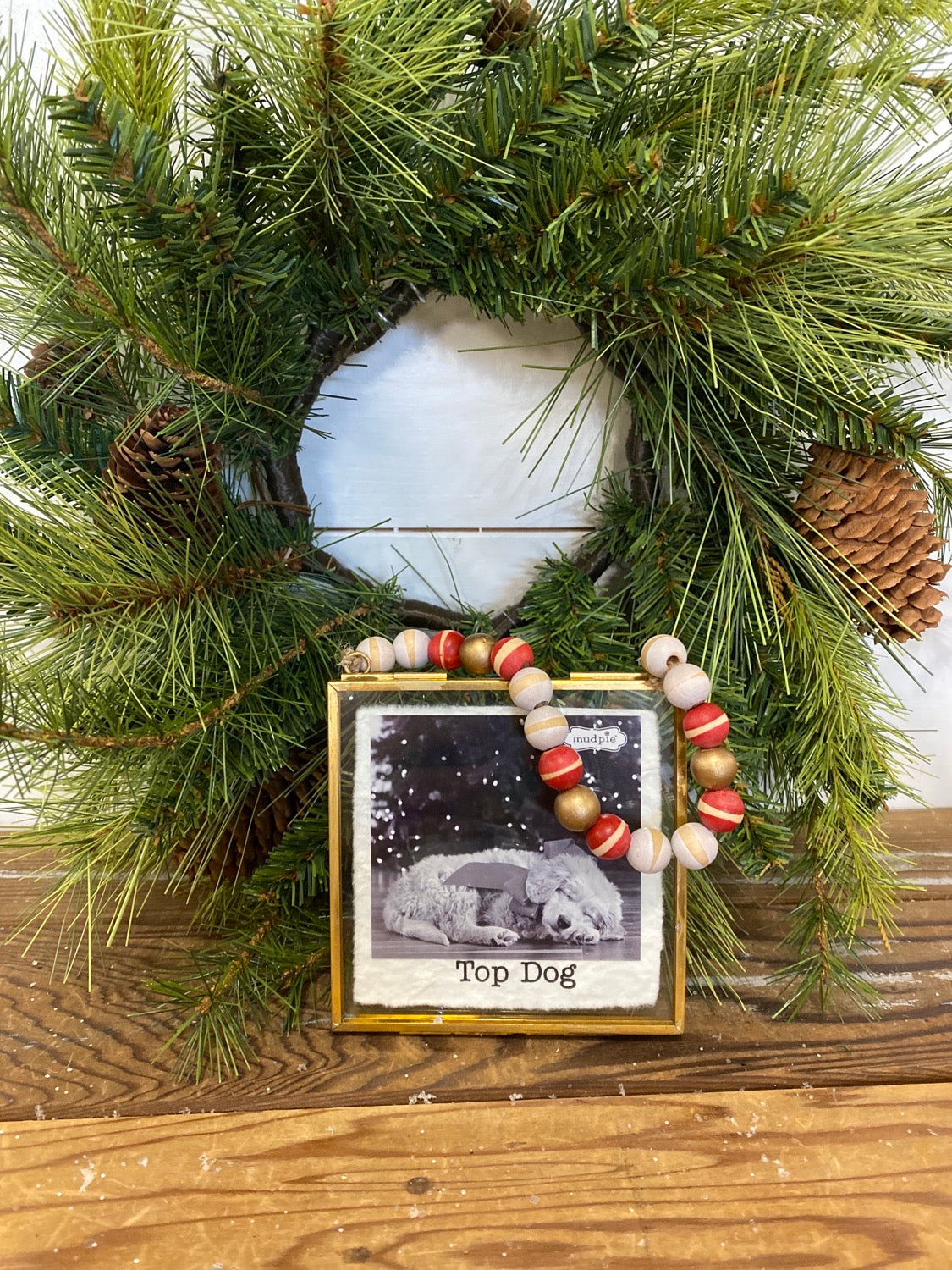 Picture frame beaded ornaments (asst)