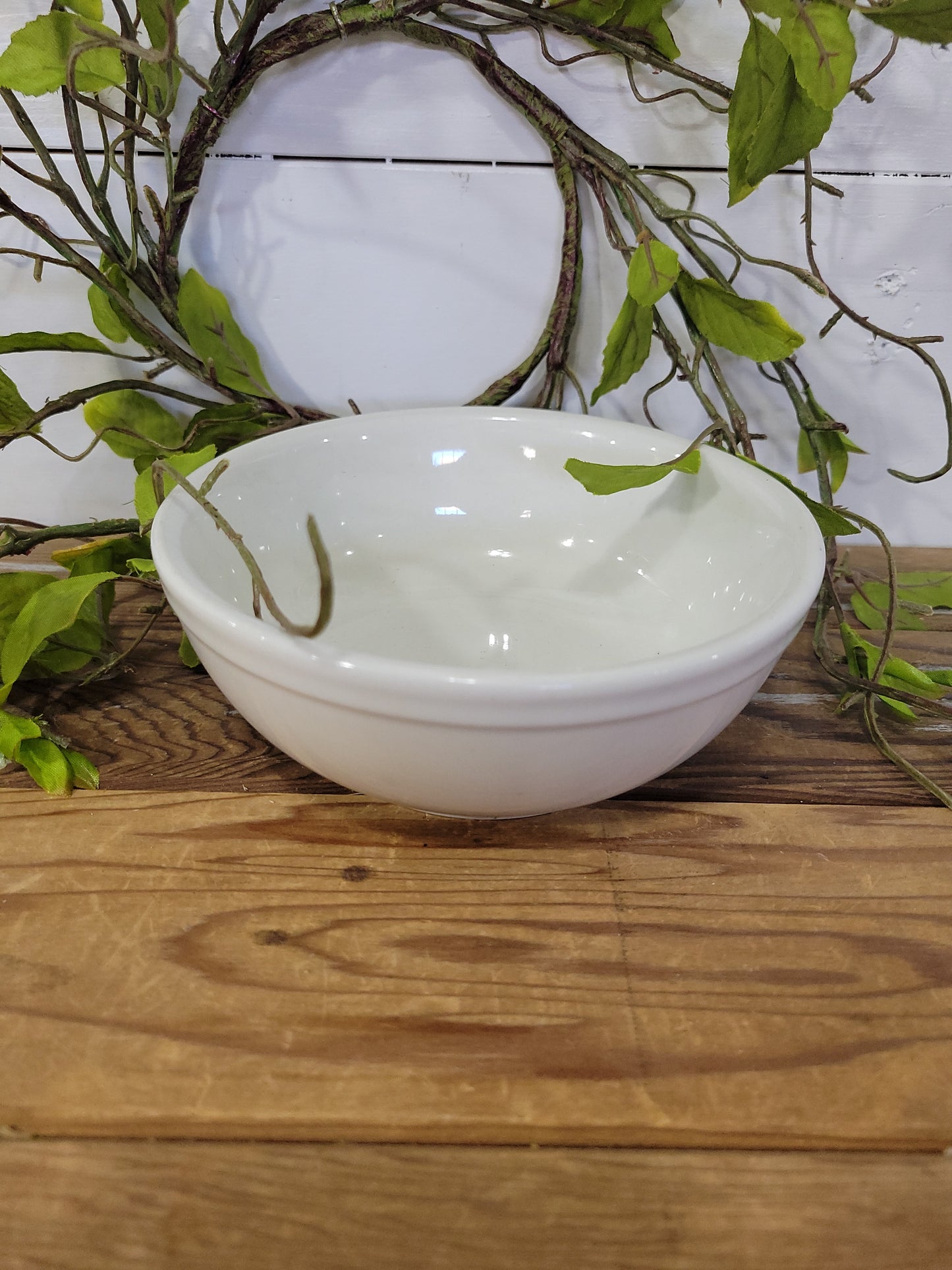 White bowl